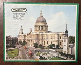 Vintage Victory Wooden Puzzle 100 Pieces - St. Paul’s Cathedral - Complete - $13.50