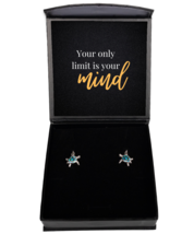 Adorn Your Ears, Uplift Your Spirit - Inspirational Earrings,  Opal Turtle  - £32.01 GBP