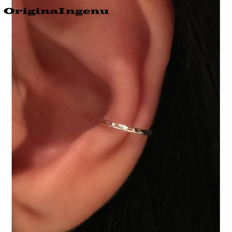 925 Silver Ear Clip Gold Filled Jewelry Handmade 10Ear Cuff Fake Piercing Oorbel - £19.93 GBP