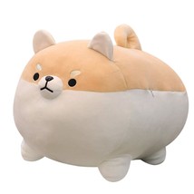 Shiba Inu Dog Plush Pillow,Cute Corgi Stuffed Animal Toy Doll Gifts For ... - £28.43 GBP