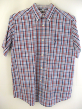 Burrylane Short Sleeve Button Up Shirt with Pocket in Men’s Medium - £8.12 GBP