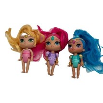 Shimmer Dolls Fisher Price 6 inch Blue Pink Blonde Hair Lot 3 2015 - $22.85