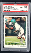 1995 Topps Panthers Inaugural #246 Ricky Watters PSA 8 POP 1 *1 Graded Higher* - £18.66 GBP