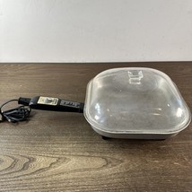 Vintage Sunbeam Electric Frying Pan  Aluminum Skillet FP-L Glass Working... - $25.19