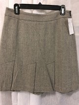 Ann Taylor Loft Women&#39;s Black and White Herringbone Skirt Size 6 - £9.66 GBP
