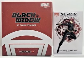 Black Widow 3D 5.5-inch Collectible Marvel Standee From Lootcrate - £18.39 GBP