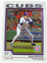 2004 Greg Maddux Topps Chrome Mlb Baseball Card T45 Chicago Cubs Sports Card - $5.99