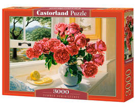 3000 Piece Jigsaw Puzzle,  Summer Reminiscence, Still nature puzzle, Flowers in  - £27.29 GBP