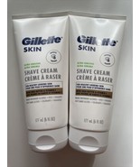 Lot of 2 Gillette Skin Ultra-Sensitive Shave Cream 6 oz  Alcohol Free - £27.40 GBP