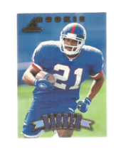 Tiki Barber (New York Giants) 1997 Pinnacle Rookie Football Card #153 - £3.87 GBP