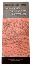 1968 Denver Colorado&#39;s Rare Vintage Geologic Setting Brochure Booklet - $9.85