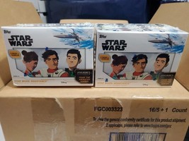 Lot Of 2 2019 Topps Star Wars Resistance Blaster Box - 5 Packs + Dangler Per Box - £12.41 GBP