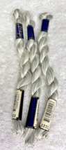 3 MINT Anchor Perle Pearl Cotton #1223 Multi Gray Embroidery Floss Vinta... - $8.42