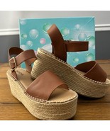 New In Box Size 9 Soda Platform Sandals Census Tan - £20.96 GBP