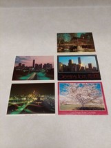 Atlanta Georgia Vintage Postcard Lot of 5 Skyline Stone Mountain Memoria... - £13.09 GBP