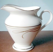 Waterford Ballet Ribbon Gold Creamer Bone China Made in England New - $42.90
