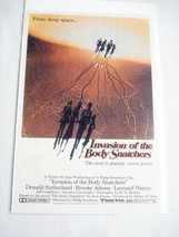 1978 Color Movie Ad Invasion of the Body Snatchers - £5.97 GBP