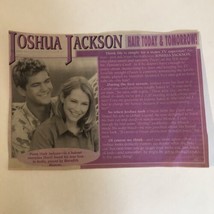 Joshua Jackson Teen Magazine Article Hair Today And Tomorrow Vintage ART1 - $6.92