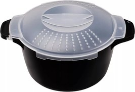 NEW Pampered Chef 1Qt &amp; 2Qt Micro Cookers With Vented Lids 100008 100009 - £19.46 GBP