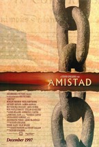 Amistad original 1997 vintage advance one sheet movie poster - £140.46 GBP