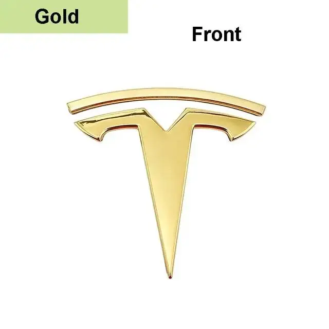 ABS Car Front Hood Bonnet Emblem Cover Sticker for Tesla Logo Model 3 Mode S Mod - £22.03 GBP