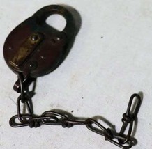 Vintage Southern RRWY Vintage  Lock  sv28  Corbin with chain - £31.81 GBP