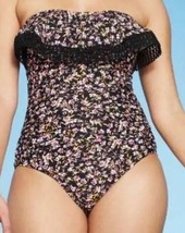 Kona Sol™ ~ Medium (8-10) ~ Multicolor Floral Print/AGD78 ~ One Pc. Swimsuit - £20.92 GBP