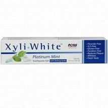 NEW NOW Xyliwhite Platinum Mint Toothpaste Gel with Baking Soda 6.4 oz. - £10.63 GBP