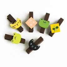 [Sundry Animals] - Wooden Clips / Wooden Clamps / Mini Clips - £17.80 GBP