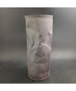 Massa Crumpled Paper Ceramic Vase 7.25&quot; Tall, Israel Studio, OBO - $70.00
