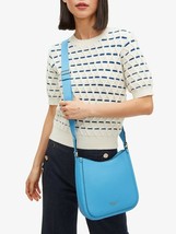Kate Spade Roulette Messenger Bright Blue Leather Crossbody PXR00329 NWT $228 FS - £98.91 GBP