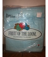 NOS 1984 Fruit of the Loom 3 Pack Men&#39;s Boxer Shorts Size L 38-40 NIP - £22.85 GBP