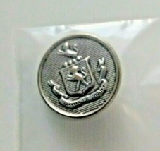 Military Lions Crest Shank Button Spectemur Agendo Royal Dragoons Aluminum 3/4&quot; - £5.87 GBP