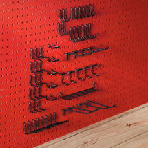 57 PCS Extra Thick 1/4&#39;&#39; Pegboard Hooks Accessories Attachment for Hangi... - £32.96 GBP