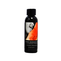 Earthly Body Edible Massage Oil Watermelon 2oz. - £13.61 GBP