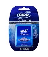Oral B Glide 3D White Radiant Mint Floss 38.2yd DISCONTINUED Whitening Scope - $28.99