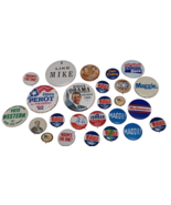 Lot of 24 Presidential/  Local Campaign Patriotic  Pin Back Buttons 1930... - $69.20 CAD