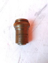 Bausch &amp; Lomb Apochromat 16mm 0.30 10X Vintage Brass Microscope Objective AS-IS  - £50.44 GBP