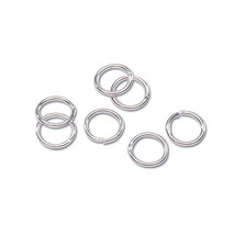 Bright Silver 7mm Jump Ring   Sterling Silver Plated   36 Pack - £12.74 GBP