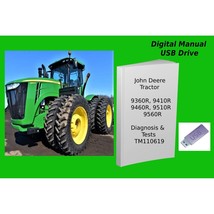John Deere 9360R 9410R 9460R 9510R 9560R Tractor Diagnosis Tests Manual See Pic - £18.77 GBP