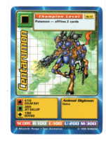 Digimon CCG Battle Card Centarumon #ST-17 1st Edition Badnai 1999 Starte... - £1.52 GBP