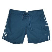 Oneill Boardshorts Womens 7 Blue Cargo Pocket 6.5&quot; Inseam Lightweight - £9.40 GBP