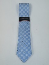 Men's Tommy Hilfiger Tie Classic Woven Silky Feel #Tommy-1 Blue White image 3
