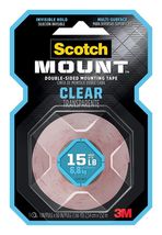 3M Scotch-Mount 60 in. L X 1 in. W Double-Sided Mounting Tape - $8.95