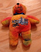 Symbolz 2007 Detroit/Motor City Beanie 7&quot;  Teddy Bear Rainbow - $11.43