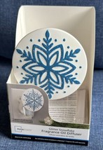 Mainstays Glitter SNOWFLAKE Christmas Fragrance Oil Diffuser New Holiday Plug-In - £11.79 GBP