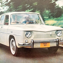 1962 Renault R-8 Compact Antique Car Advertisement Automobilia Vintage D... - €25,92 EUR