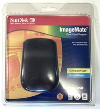 Card Reader San Disk Image Mate Dual SDDR-75-07 Smart Media Usb Combo New Sealed! - $25.00