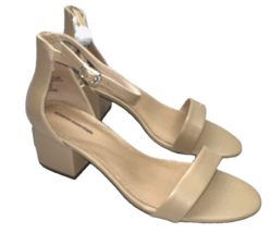 Amazon Essentials Nola Women&#39;s 2&quot; Heeled Sandals Beige Size 10W Dress Shoes - £18.32 GBP
