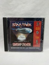 Star Trek Starship Creator Deluxe Win 95/98 Mac Video Game - £22.15 GBP